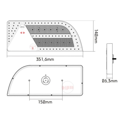 LED Heckleuchte PRO-CURVE links,AMP-Kompaktstecker_1