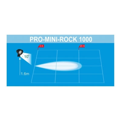 Phare de travail à LED PRO-Mini-ROCK 1000Lm_2