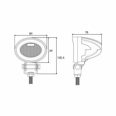 Arbeitsscheinwerfer LED 1800Lm 12-36V PROPLAST_1