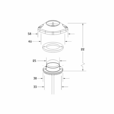 Feu flash à LED orange 12/24V 200Lm PROPLAST_1