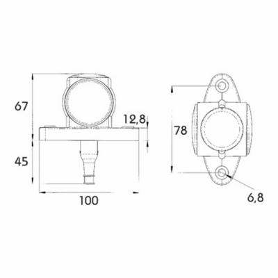Luce d'ingombro a LED rossa/bianca/aranci., 12/24V_1