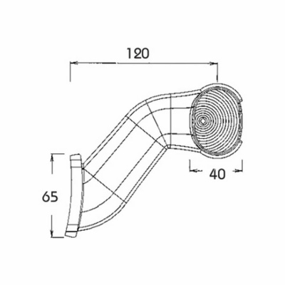 LED Umrissleuchte Superpoint II, kurzer flex Anb._1