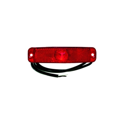 Luce di posizione rossa a LED con catadiottro_1
