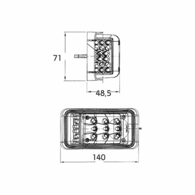 LED Blinkleuchte gem. Kat. 5 u. 6, 9-33 Volt_1