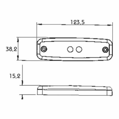 LED Seitenmarkierungsleuchte mit Flachkabel 0,5m_1