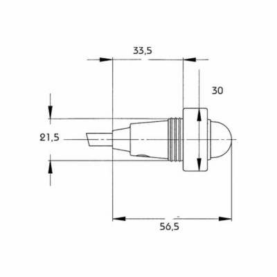 Luce di posizione bianca a LED Monopoint _1