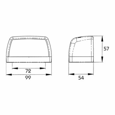 Eclaireur de plaque à LED, avec câble 0,5m, 24V _1