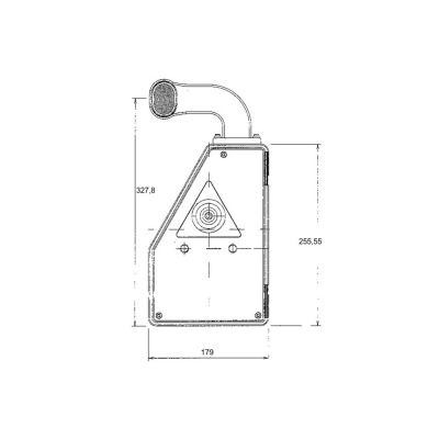 Fanale posteriore Earpoint, 12V, destra_2