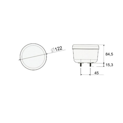 Fanale posteriore Retromarcia/Retronebbia a LED_3