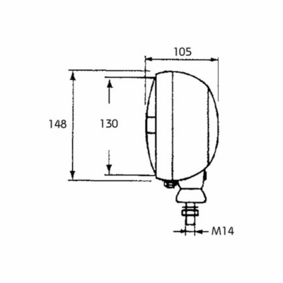 Luce diurna H4 per motrici/trattori  12V/24V_1