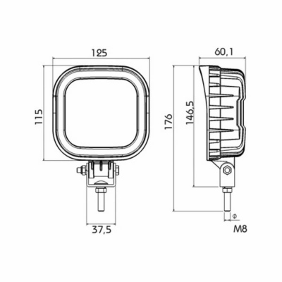 LED Rückfahrscheinwerfer PRO-REVERSE, 12/24V_5