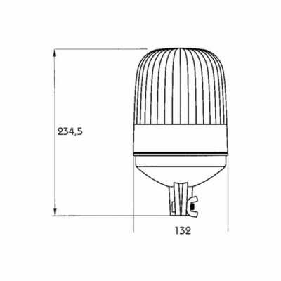 Girofaro ECO LINE II 12V,con lampadina_1
