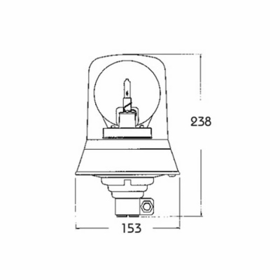 Gyrophare rotatif STANDARD LINE hampe_1