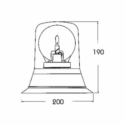 Gyrophare rotatif STANDARD LINE magnétique_1