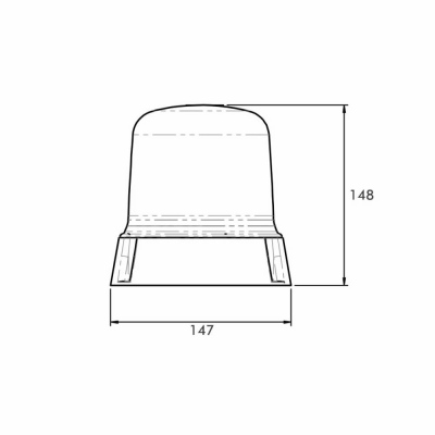 Gyrophare à LED PRO-ROTALED II fix 3 vis_1