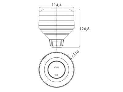 Gyrophare LED PRO-POWER-FLASH II fix sur hampe_1