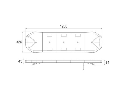 LED Warnanlage PRO-SUPER-BAR 1200mm_1