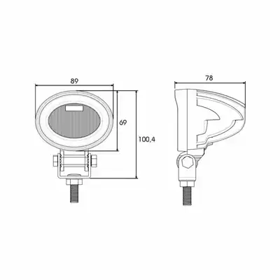 Arbeitsscheinwerfer LED 1800Lm 12-36V PROPLAST_1