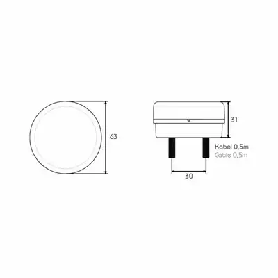 LED Blinkleuchte PRO-MINI-RING, 12/24V_3