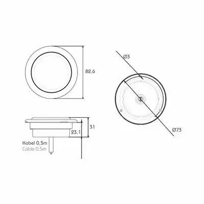 LED Nebelschlussleuchte PRO-MINI-RING, 12/24V_3