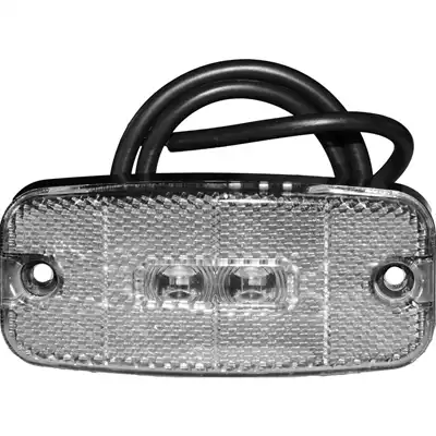 Luce di posizione bianca a LED, cavo 0,5m, 10-30V_4