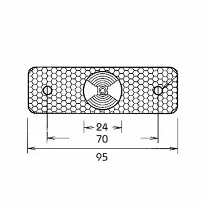 Luce di posizione arancione FLATPOINT 12V/24V_1