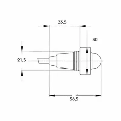 LED Begrenzungsleuchte Monopoint 2m Kabel_1