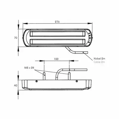 LED Mehrkammerleuchte PRO-2 24V rechts_3
