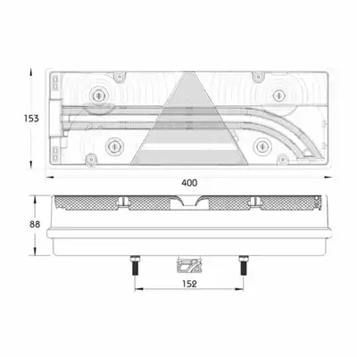 Fanale posteriore EUROPOINT III 24 V, sinistra_1
