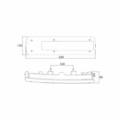 Fanale posteriore a LED VOLVO, sinistra, 24V_4
