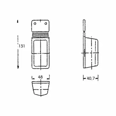 Luce di posiz aranc 12/24V, supporto flex_1