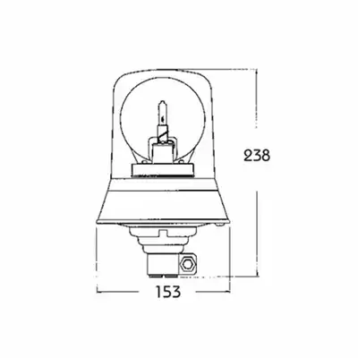 Gyrophare rotatif STANDARD LINE hampe_1