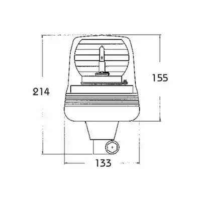Gyrophare rotatif EVOLUTION LINE Hampe Flexible_1