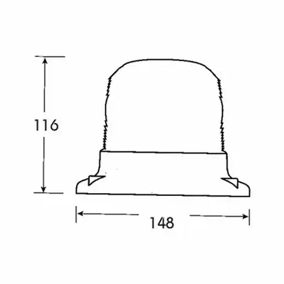 Xenon Kennleuchte Magnetbefestigung, 12/24 Volt_1
