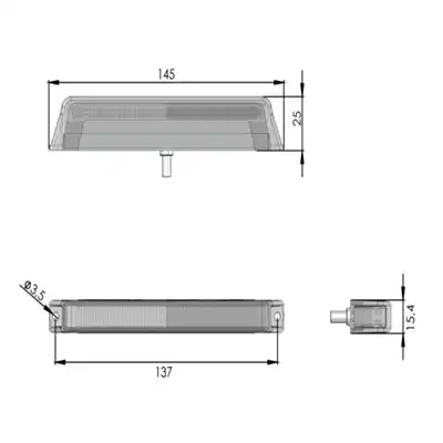 Luce posteriore a LED multifunzione PRO-MIDI-CAN_1