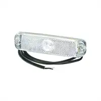Luce di posizione bianca a LED, cavo 0,5m, 12/24V