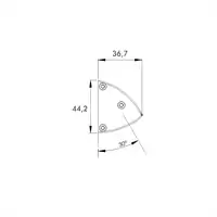 Plafoniera a LED PRO-WALL 1ft., 268mm, 170lm
