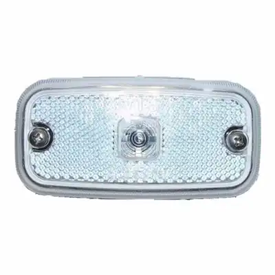 Luce di posizione bianca con catadiottro 12V/24V _0