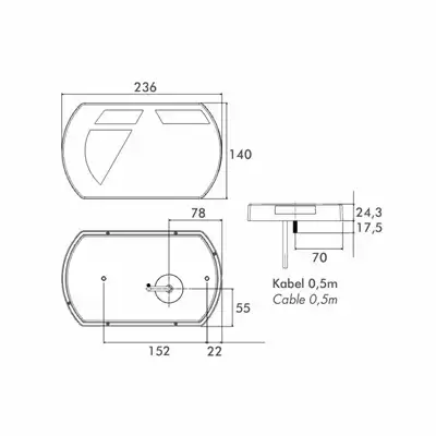 Fanale posteriore a LED PRO-LANE II sinistra_0