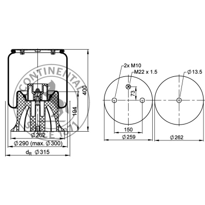 Soffieto d'aria compl con Pistone plastica, CONTI_1