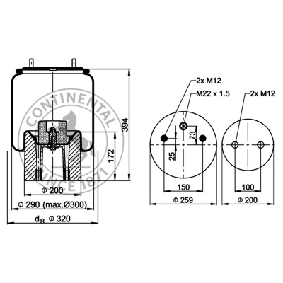 Soffieto d'aria compl con Pistone plastica, CONTI_1