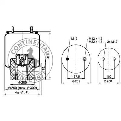 Soffieto d'aria compl con Pistone plastica, CONTI_1