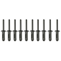 Kunststoff-Nieten 5 x 17,2 mm, 10 Stück
