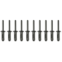 Kunststoff-Nieten 6,6 x 17,2 mm, 10 Stück