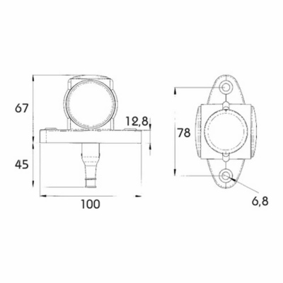 Luce d'ingombro a LED rossa/bianca/aranci., 12/24V_1