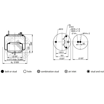 Soufflet à air complet avec piston, CONTI_2