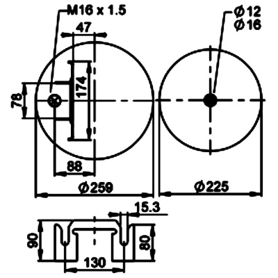 Soufflet à air complet avec piston, CONTI_2