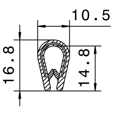 Kantenschutz 1-2mm mit Metallklemmband_2