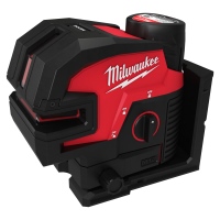 Kreuzlinienlaser mit vier Lotpunkten, Milwaukee