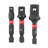 Adapter-Set ¼" SHOCKWAVE™ 3-teilig, Milwaukee